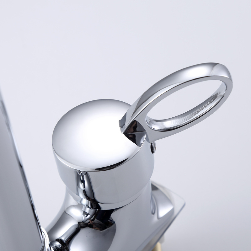 Меден двойен кран за мивка, 360° въртене, смесител за мивка, модел V3108, 20 мм входове/изходи