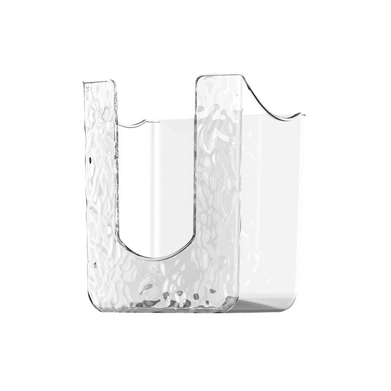 Seinasse kinnitatav niiskete salvrättide kast ja tualettpaberi hoidja, veekindel plastik, puurimata, mitmekülgne vannitoa korraldaja