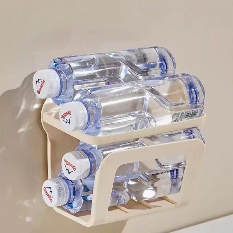 Cutie montată pe perete pentru hârtie igienică și raft de depozitare - plastic, impermeabil, fără găuri, potrivit pentru hârtie plată, design lejer luxos