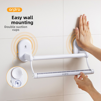 Köögipaberi rulli hoidja imava kinnitusiga – ABS, mudel C13004, kaasaegne minimalistlik stiil, sobib paberi rullidele, mitmekülgne