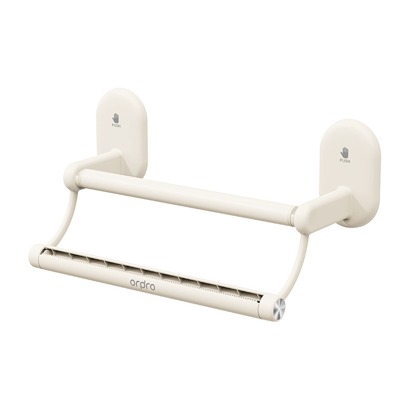 Köögipaberi rulli hoidja imava kinnitusiga – ABS, mudel C13004, kaasaegne minimalistlik stiil, sobib paberi rullidele, mitmekülgne