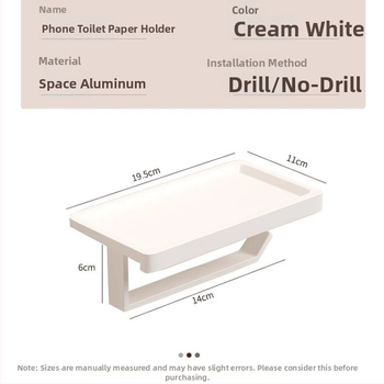 WC-paberirulli hoidja, Space alumiinium, mudel 102-JZJ-NB, kaasaegne minimalistlik stiil, sobib rullpaberiga