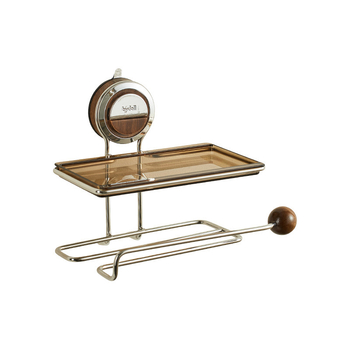 Vannitoa paberrulli hoidja, seinakinnitusega, puurimist vajamata, imemiskorkiga, plastist, mitmekülgne