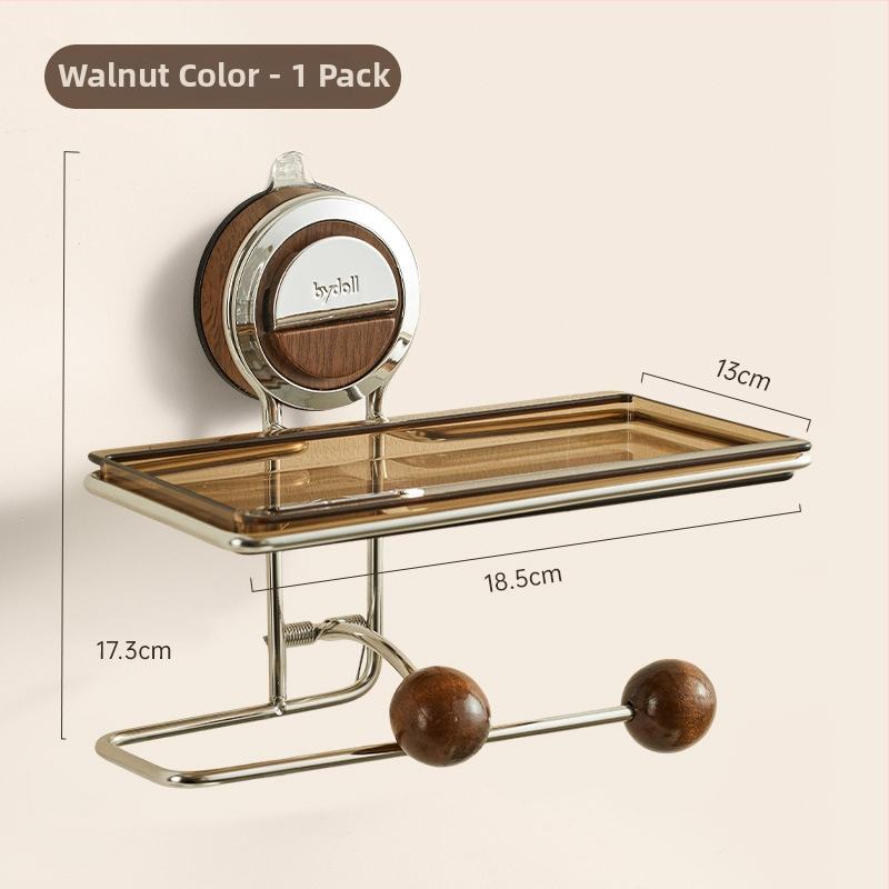 Vannitoa paberrulli hoidja, seinakinnitusega, puurimist vajamata, imemiskorkiga, plastist, mitmekülgne