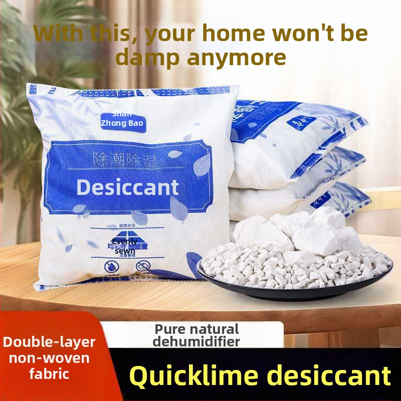 Desikants ruumide niiskuse absorbeerimiseks – 5000 g, pakendatud kott, paigutus: lamavas asendis