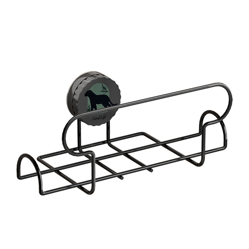 Siurbimo puodelio laikiklis šlapioms servetėlėms — sieninis popieriaus rankų laikiklis virtuvėje ir vonioje (ABS+geležis, elektroplatavimas)