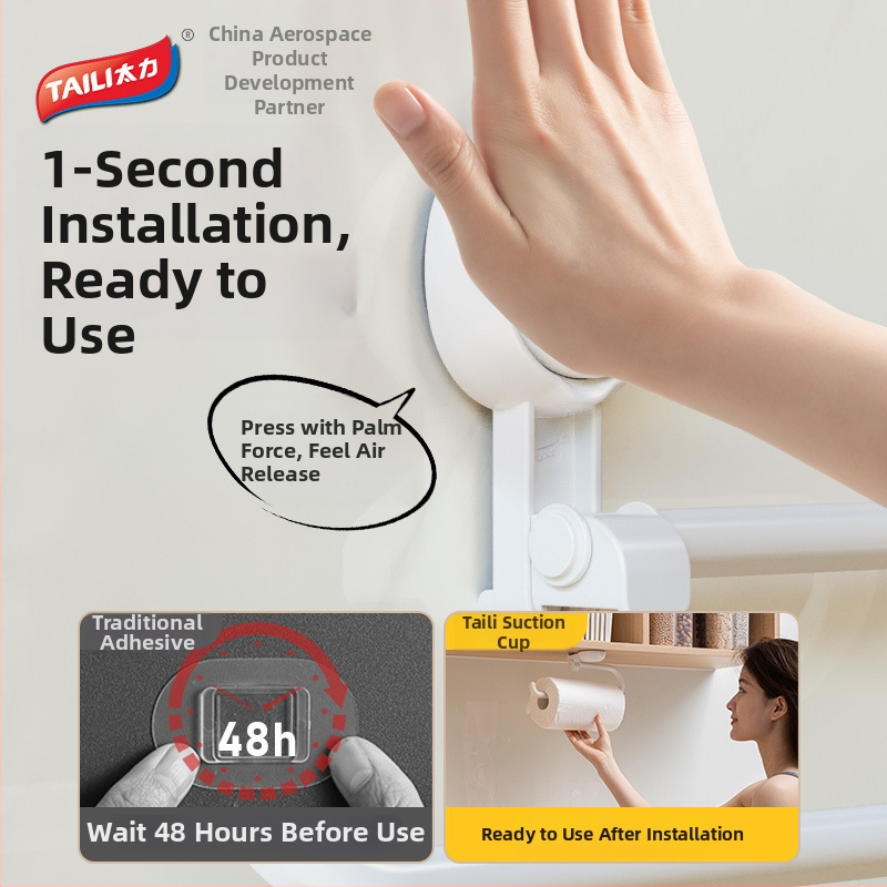 Taili ABS sienas papīra ruļļa turētājs, ar izliektiem stūriem, injekcijas formēšana, mūsdienīgs minimālisma stils