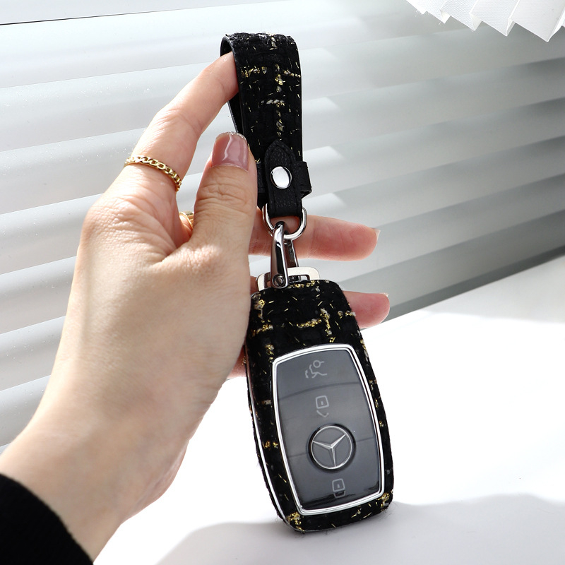 Mercedes-Benz võtmehoidja komplekt – PC materjal, lihtne stiil, kohandatav, litsentsiga privaatne märgis