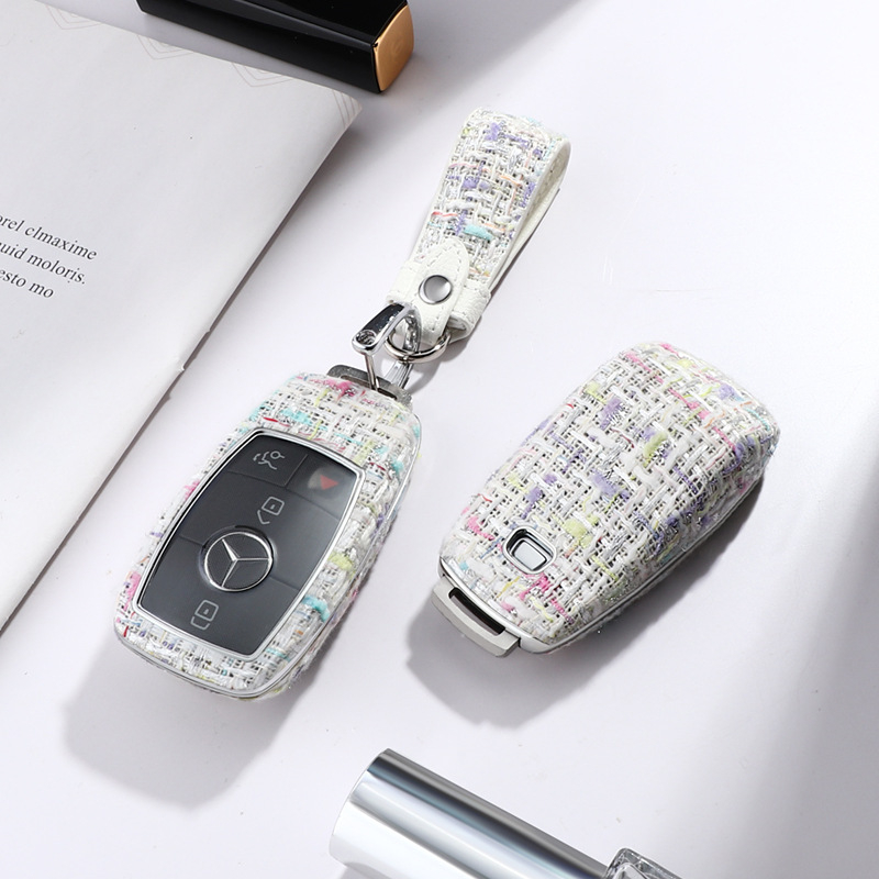 Mercedes-Benz võtmehoidja komplekt – PC materjal, lihtne stiil, kohandatav, litsentsiga privaatne märgis