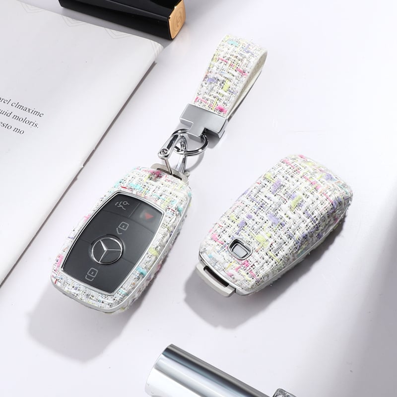 Mercedes-Benz võtmehoidja komplekt – PC materjal, lihtne stiil, kohandatav, litsentsiga privaatne märgis