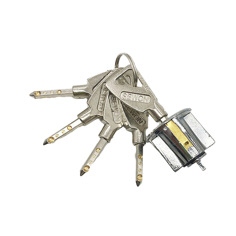 Zámkový valec pre sklenené a podlahové dvere – meď, model yz, Yaoze, moderný minimalistický štýl