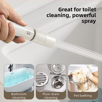 FXQ23N Seinasse paigaldatav nurga ventiil vannitoa jaoks kahekordse juhtimise ja vasest pritsimis püstoliga WC jaoks