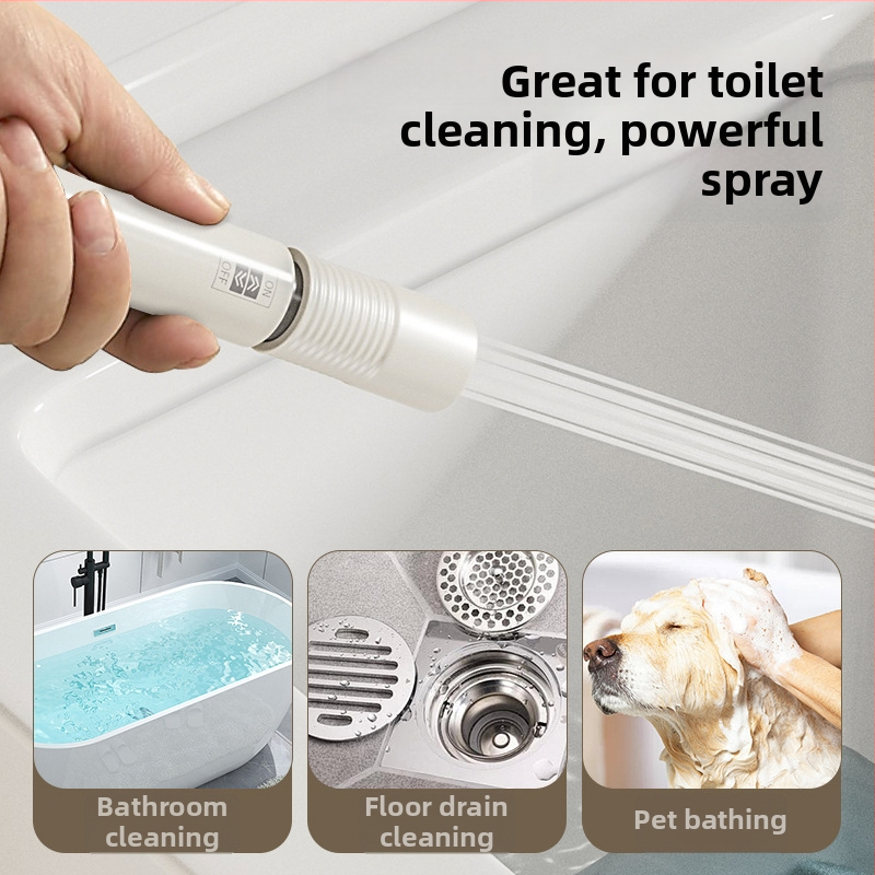 FXQ23N Seinasse paigaldatav nurga ventiil vannitoa jaoks kahekordse juhtimise ja vasest pritsimis püstoliga WC jaoks