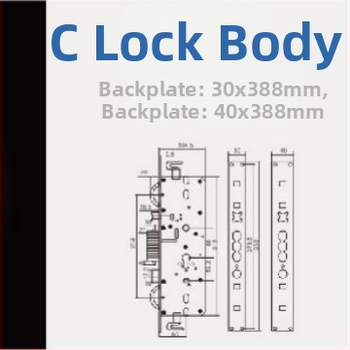 Telo zámku – oceľ, model 01112, značka Purrucker/Prucker, rozsah použitia 40-78, hmotnosť 5
