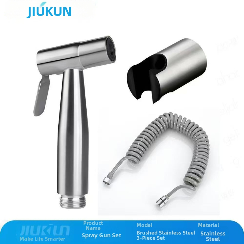 Jiukun 304 nehrdzavejúca oceľ toaletná čistiaca pištoľ — čistenie toalety, inštalácia možná