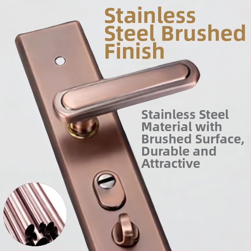 Rukoväť na dvere - nerezová oceľ, proti krádeži, hrubší panel, dvojvrstvová ochrana proti vypáčeniu, multifunkčne nastaviteľná | Model 2023/10915/10208