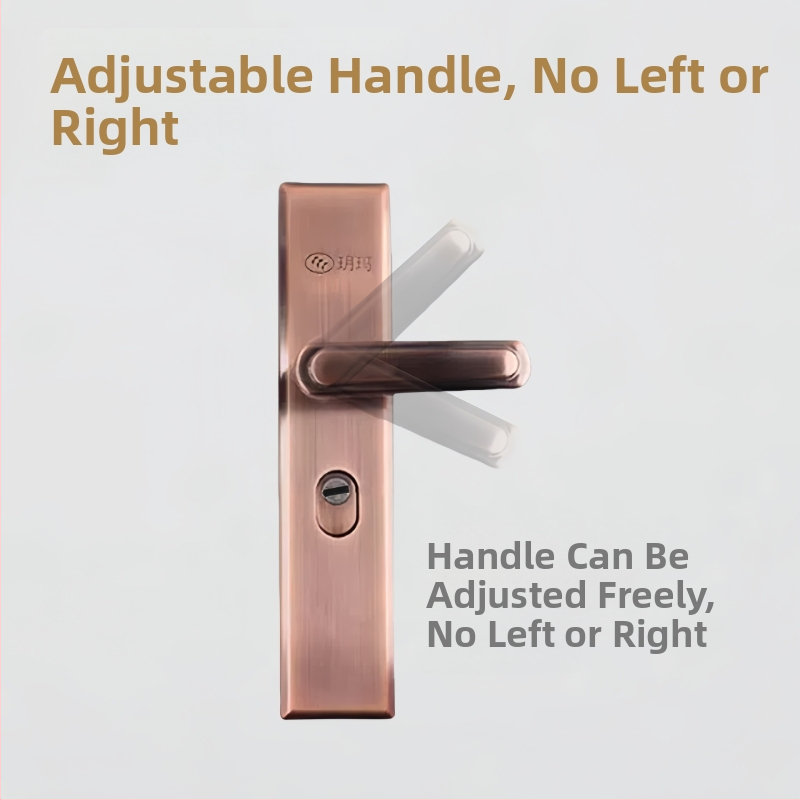 Rukoväť na dvere - nerezová oceľ, proti krádeži, hrubší panel, dvojvrstvová ochrana proti vypáčeniu, multifunkčne nastaviteľná | Model 2023/10915/10208