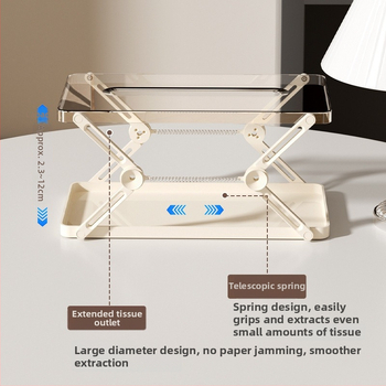 Salvrätikukasti tõstemehhanismiga, PP materjal, moods minimalistlik disain, mitmekülgne