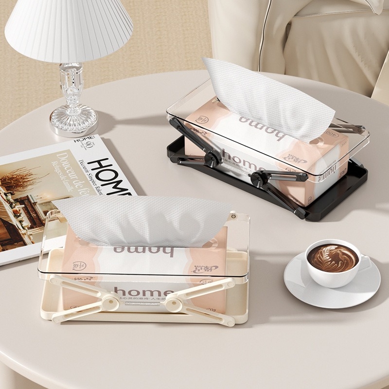 Salvrätikukasti tõstemehhanismiga, PP materjal, moods minimalistlik disain, mitmekülgne