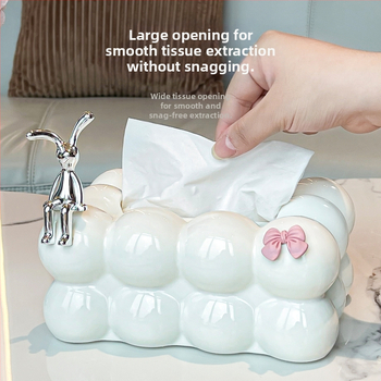 Taskurätikute kasti Clouds mudel, PP materjal (Materjal: PP • Eemaldatavad pabersalvrätikud • Mitmekülgne)