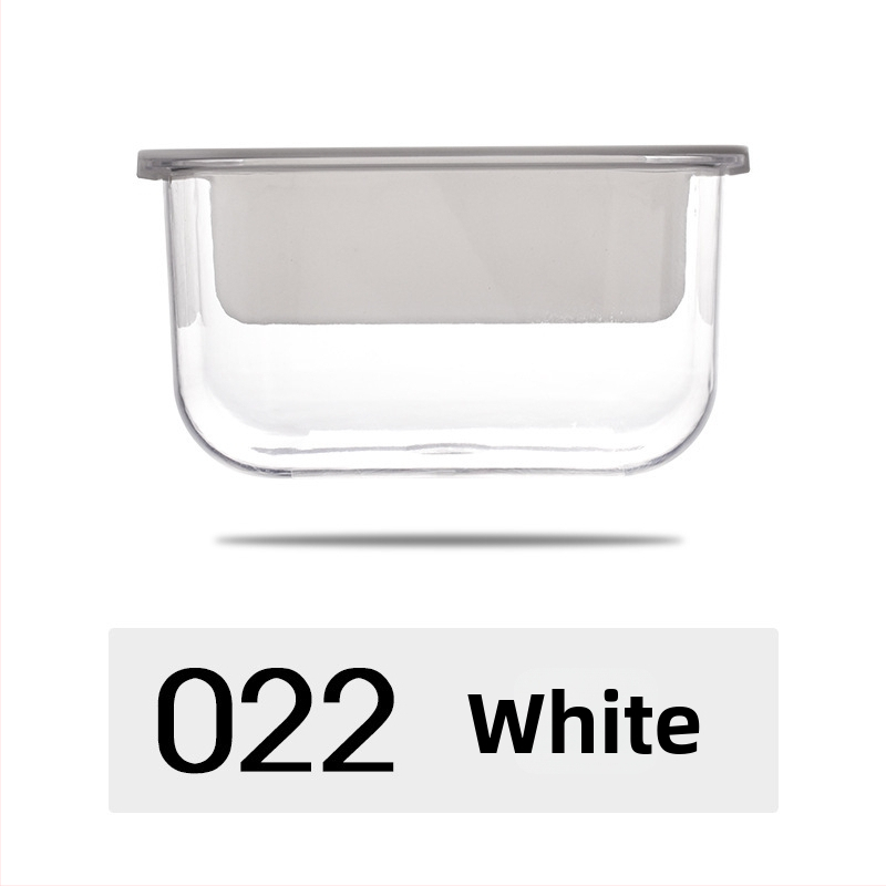 Kahekülgne seina paigaldatav salvrätikukarp, plastikust, eemaldatavate salvrätikutega, sobib elutoas ja vannitoas, keskmine mudel, modernne minimalistlik stiil