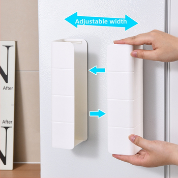 Jaotatud magnetiline salvrätikukarp – plastikust, sobib märgade salvrätikute jaoks, mitmekülgne, kaasaegne stiil