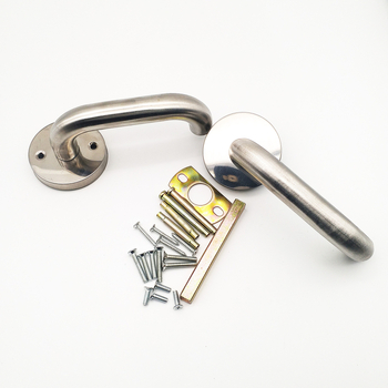 Tűzvédelmi zárfogantyú; rozsdamentes acél; típus: zárfogantyú; alkalmazás: tűzvédelmi ajtók; stílus: modern minimalist