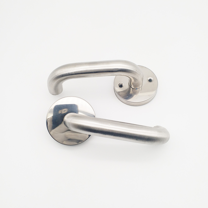 Tűzvédelmi zárfogantyú; rozsdamentes acél; típus: zárfogantyú; alkalmazás: tűzvédelmi ajtók; stílus: modern minimalist