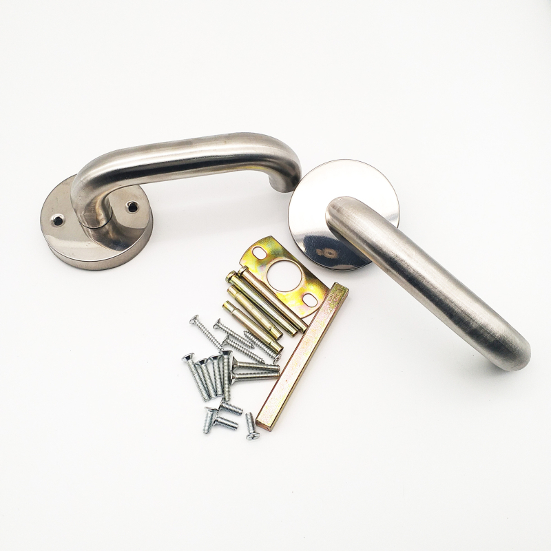 Tűzvédelmi zárfogantyú; rozsdamentes acél; típus: zárfogantyú; alkalmazás: tűzvédelmi ajtók; stílus: modern minimalist