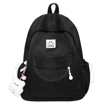 Lányoknak tervezett iskolatáska - nejlon, lélegző, légpárnás vállpánt, friss és édes stílus