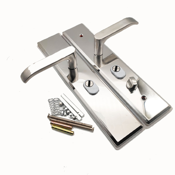 Lopás elleni ajtópanel fogantyú zár – rozsdamentes acél, modell 9009-03, tömeg 1100 g, panel vastagság 1,5 mm