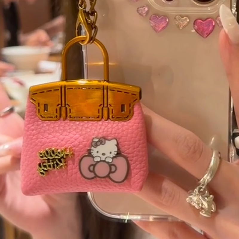 Mačji privjesak za ključeve – PU materijal, crtani stil, pogodno za torbe i ključeve automobila