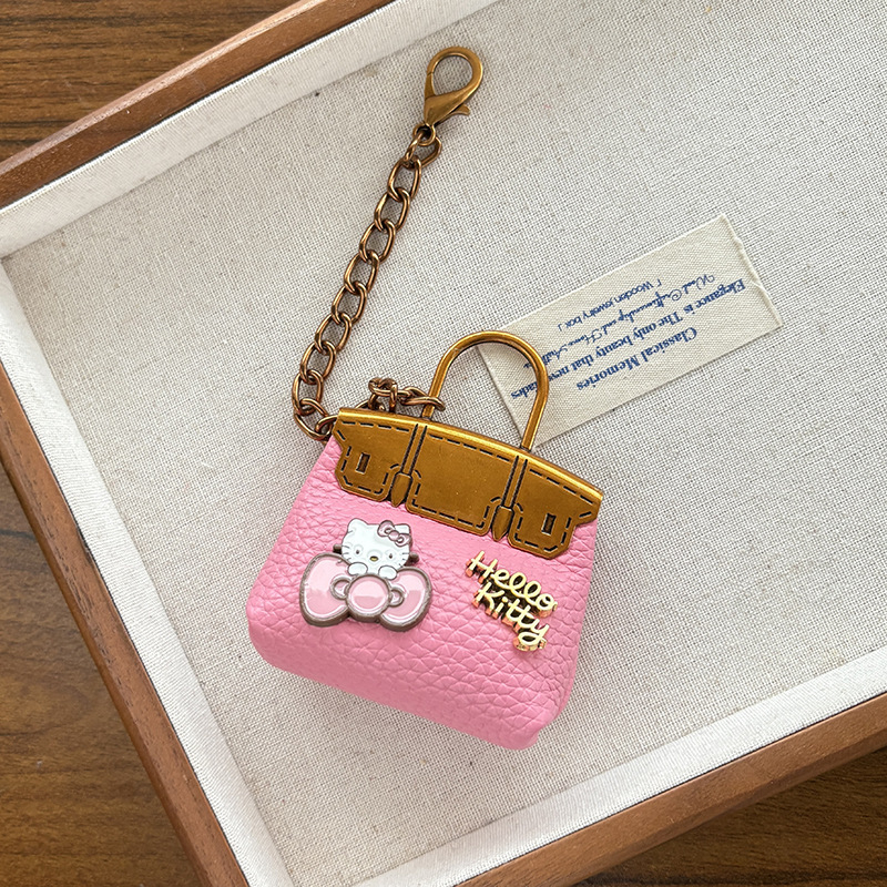 Mačji privjesak za ključeve – PU materijal, crtani stil, pogodno za torbe i ključeve automobila