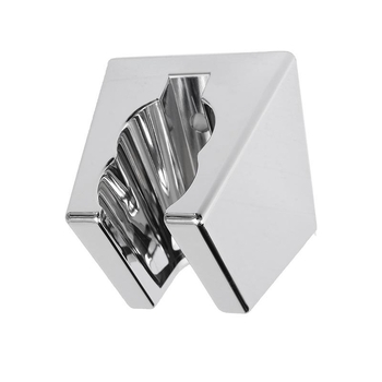 Душова стойка с хромирано покритие, държач с двойна дупка и двоен ъгъл; ABS материал; модел 40003; CUPC сертифициран; монтаж в корпус