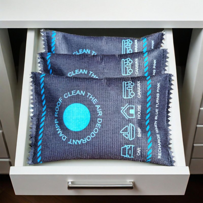 Riidekapi Silikageeli Desikant – kuivatamiseks ja niiskuse vastu, 100 g, 80 tk, pakend kott, Kaubamärk Jiamijia