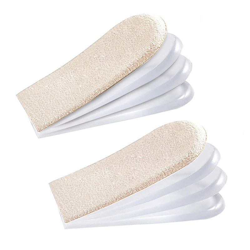 Nähtamatu geeliga kõrgendav sisetald reguleeritava tagumise padjaga – libisemisvastane kandade sisetald meestele ja naistele