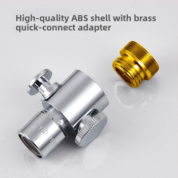 Noplūdes novēršanas ierīce virtuvei un vannas krānam, vienas pogas ūdens apturēšanas vārsts, noplūdes savienotājs