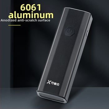 Kalnų dviračio žibintas iš aliuminio lydinio, USB įkrovimas, atsparus vandeniui, naktiniam važiavimui kalnų dviračiu