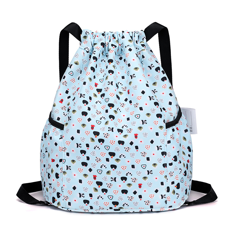Детска раница с връзки, карикатурно сладък стил, найлон материал, капацитет под 20 л, подходяща за момичета и за началното училище