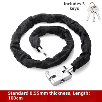 Yaxin grandinės spyna, mangano plienas, skirta dviračiams, motociklams ir elektrinėms transporto priemonėms, šiuolaikinis minimalistinis dizainas