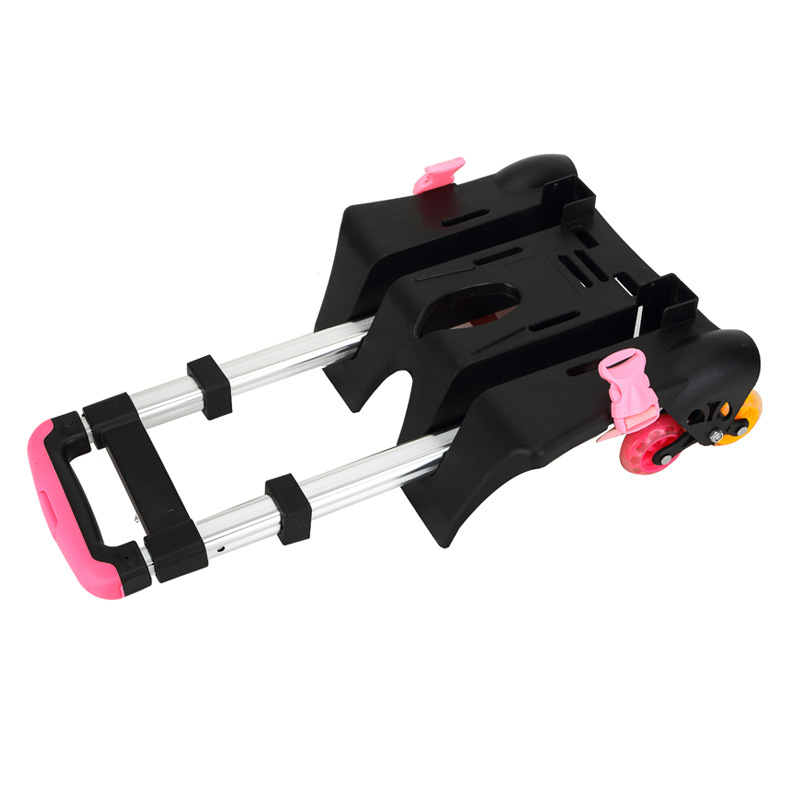 Paprastas mokyklos kuprinės priedas su traukimo strėle – unisex, pradinės mokyklos mokiniams; aliuminio lydinys, kvėpuojantis, sumažina apkrovą, individualus traukimo modelis