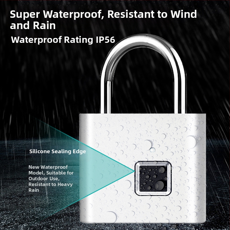 Chuangjia gudrais pirksta nospieduma slēdzis no nerūsējoša tērauda, modeļa g type, piemērots durvīm, studentu kopmītņu skapjiem, bagāžai un noliktavām