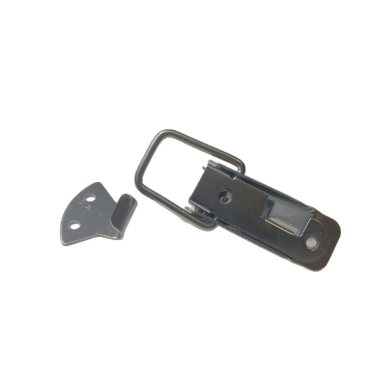 A04 modell vas-nikkelált rugós retesz záró dobozhoz Duckbill csattal