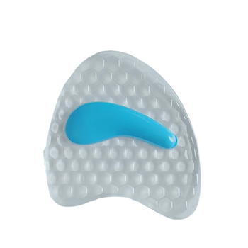 Predná podložka na prednú časť chodidla pre sandále a podpätky — PU materiál, dizajn včelího úľa, vyvýšená stielka, podložka pre sandále