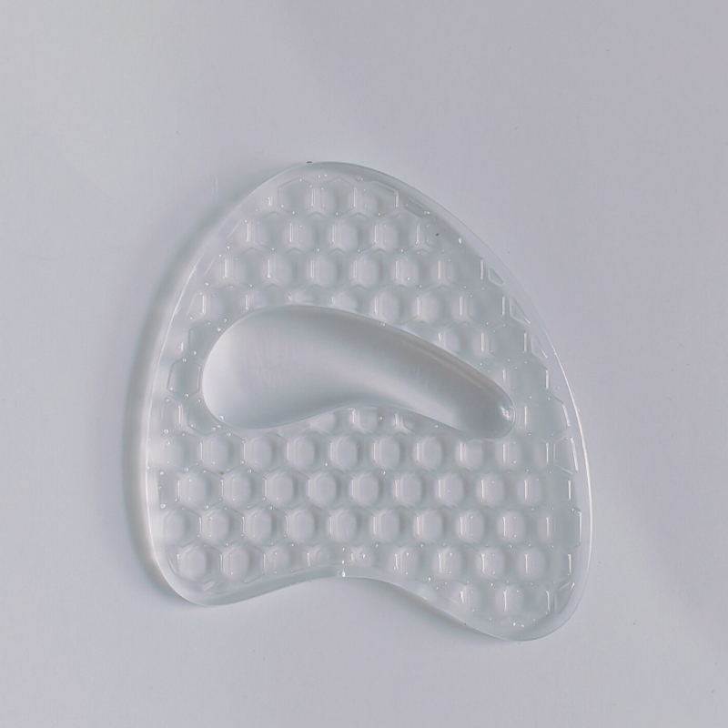 Predná podložka na prednú časť chodidla pre sandále a podpätky — PU materiál, dizajn včelího úľa, vyvýšená stielka, podložka pre sandále