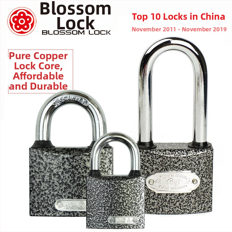 Plum Blossom BC12 Hrubý kovový visací zámok pre skrinky, zásuvky a tašky – moderný minimalistický dizajn