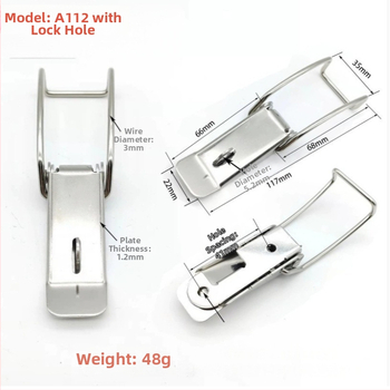 Duckbill sagtis diržams, krepšiams ir bagažui — 1,6 geležies nikeliu dengtas, svoris 48 g, modernus minimalistinis stilius, logotipo spauda galima