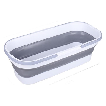 Mop kibiras, sulankstomas stačiakampio formos, suderinamas su plokščiu mop'u, plastinis kotas, korozijai atsparumas 3.0–3.9