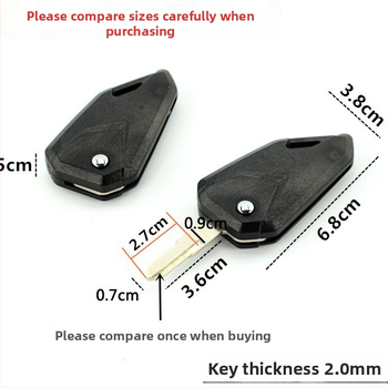 Zámkové telo pre motocykel – ABS + meď, Model 158, DC značka, Hmotnosť 45