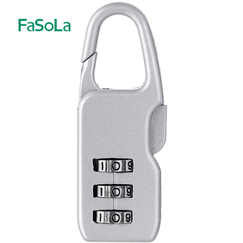 FaSoLa slaptažodžio spyna — cinko lydinys, atspari vandeniui ir korozijai, skirta sporto salės spintelėms